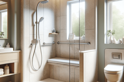 Built-in Bathtub & Shower Seats for Senior Bathroom Safety