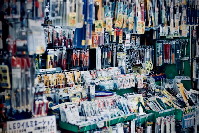 A tool haven with an extensive selection of equipment for DIY enthusiasts and professionals alike